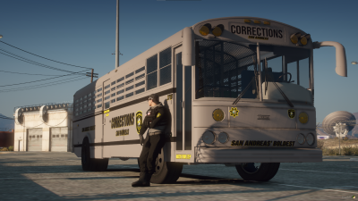 CORRECTIONS PRISON BUS