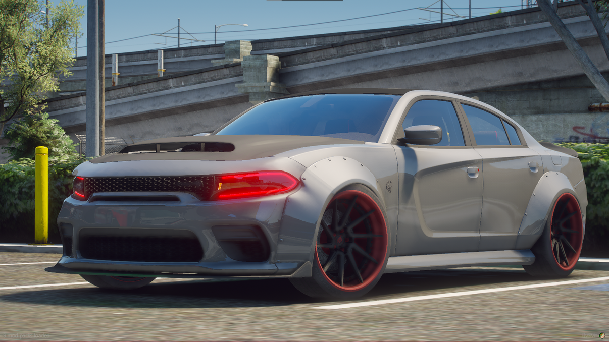 SLAMMED WIDEBODY SRT CHARGER – THCK Custom